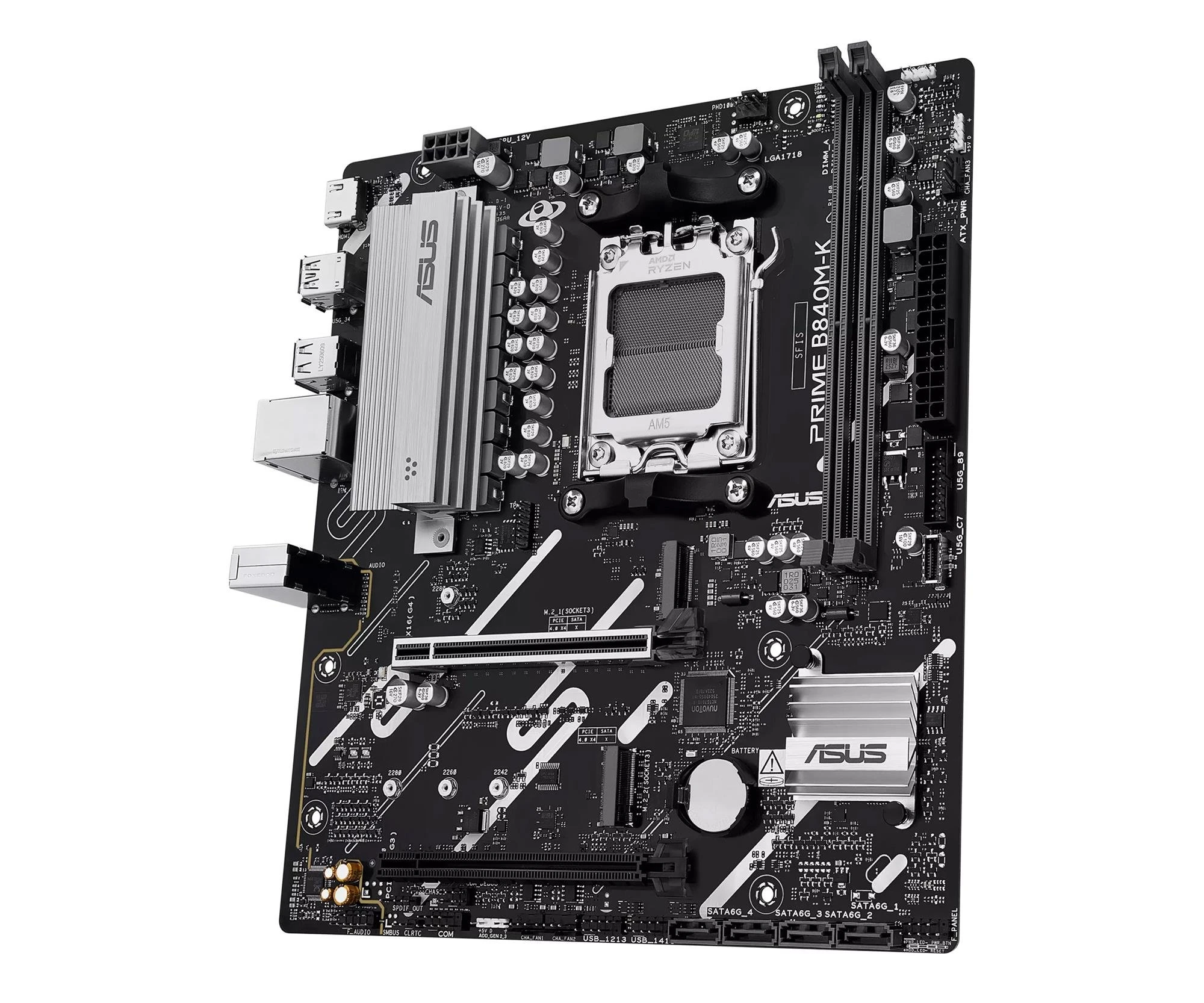 ASUS B840M-K (90MB1PK0-M0EAY0) EU Конструкция секции питания: 8+2+1;