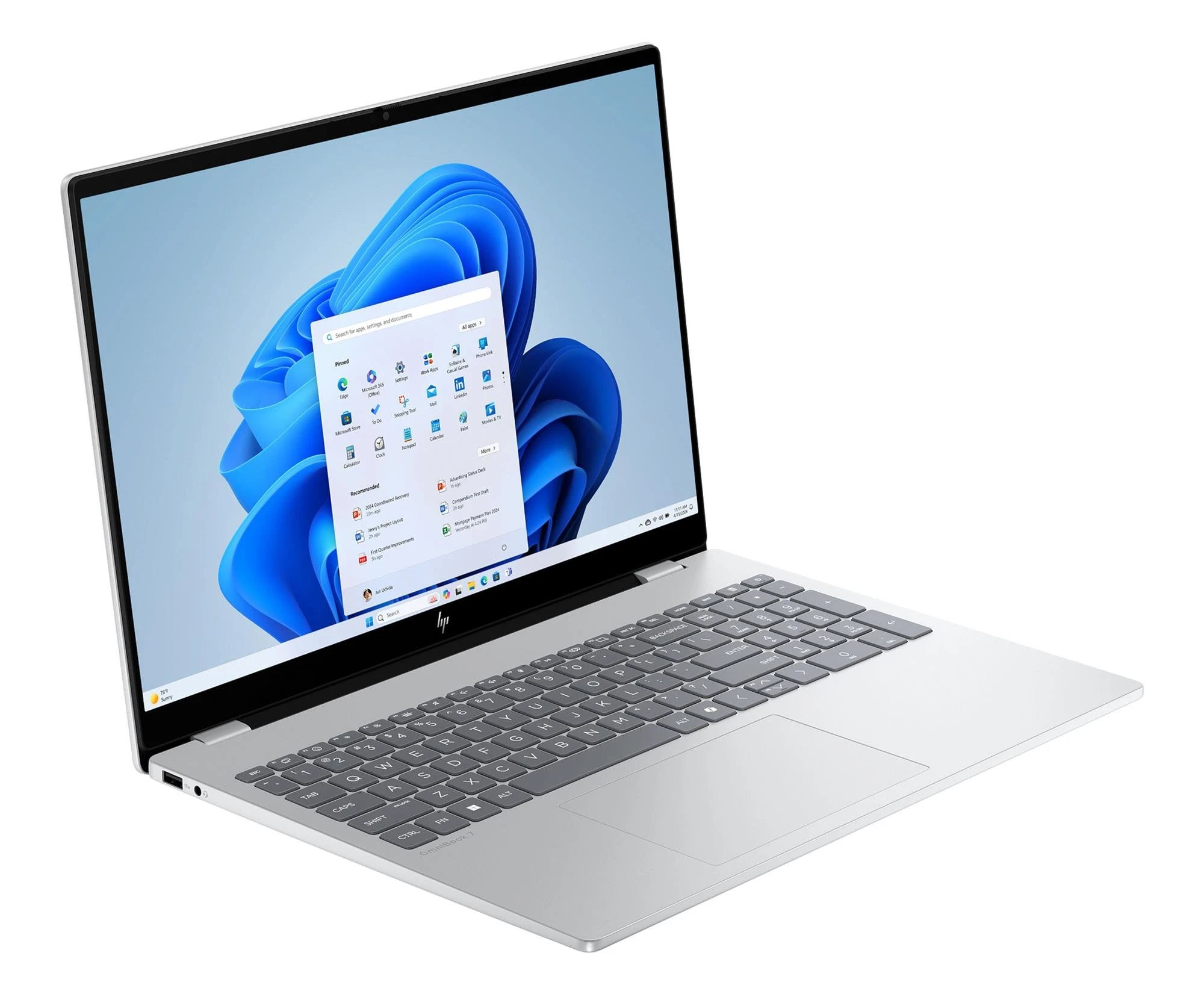 HP Omnibook 7 16 Ultra 7-356H/24GB/512/Win11 Touch 120Hz (16-bh0004nwx (D8YY8EA))