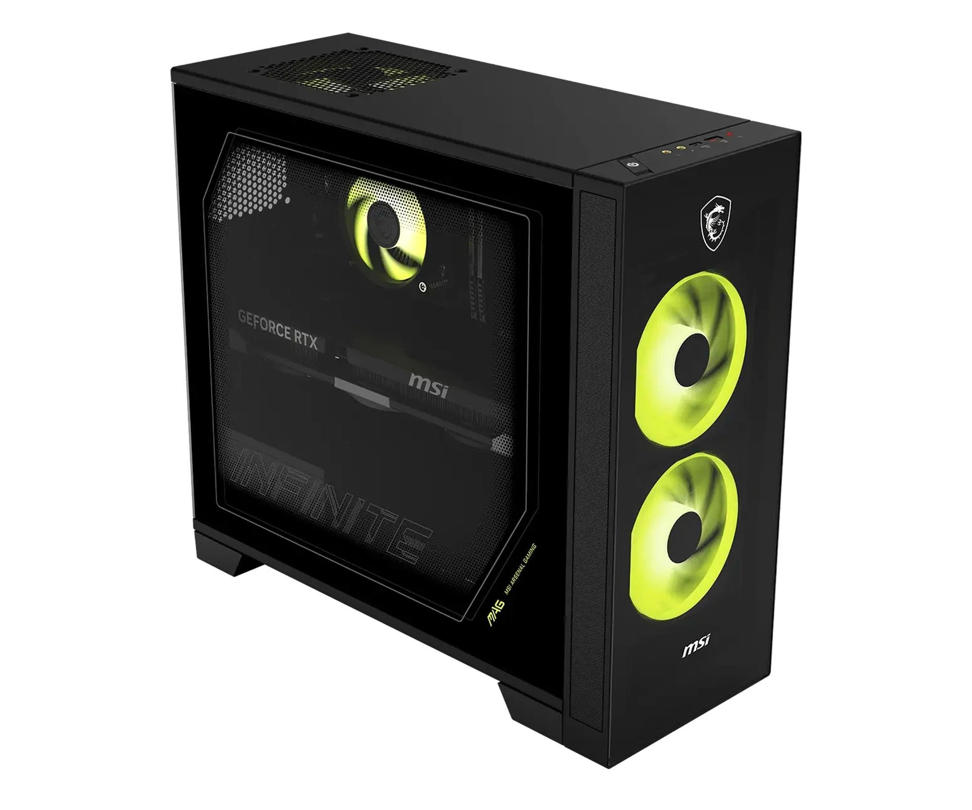 MSI MAG Infinite S AI Ultra 5-225F/16GB/1TB+1TB RTX5060 (MAG Infinite S AI 2NVL5-012XEU) EU Процесор: Intel Core Ultra 5 225F (10 ядер, 10