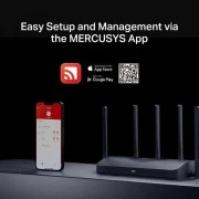 Беспроводной маршрутизатор (роутер) Mercusys BE9300 (MR47BE) (UA)