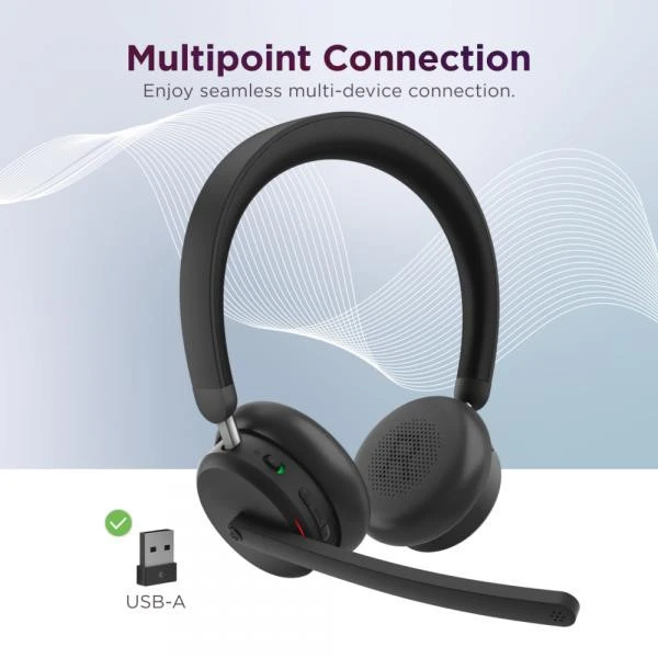 Навушники з мікрофоном Lenovo 6550 Black (4XD1S19777) (UA)