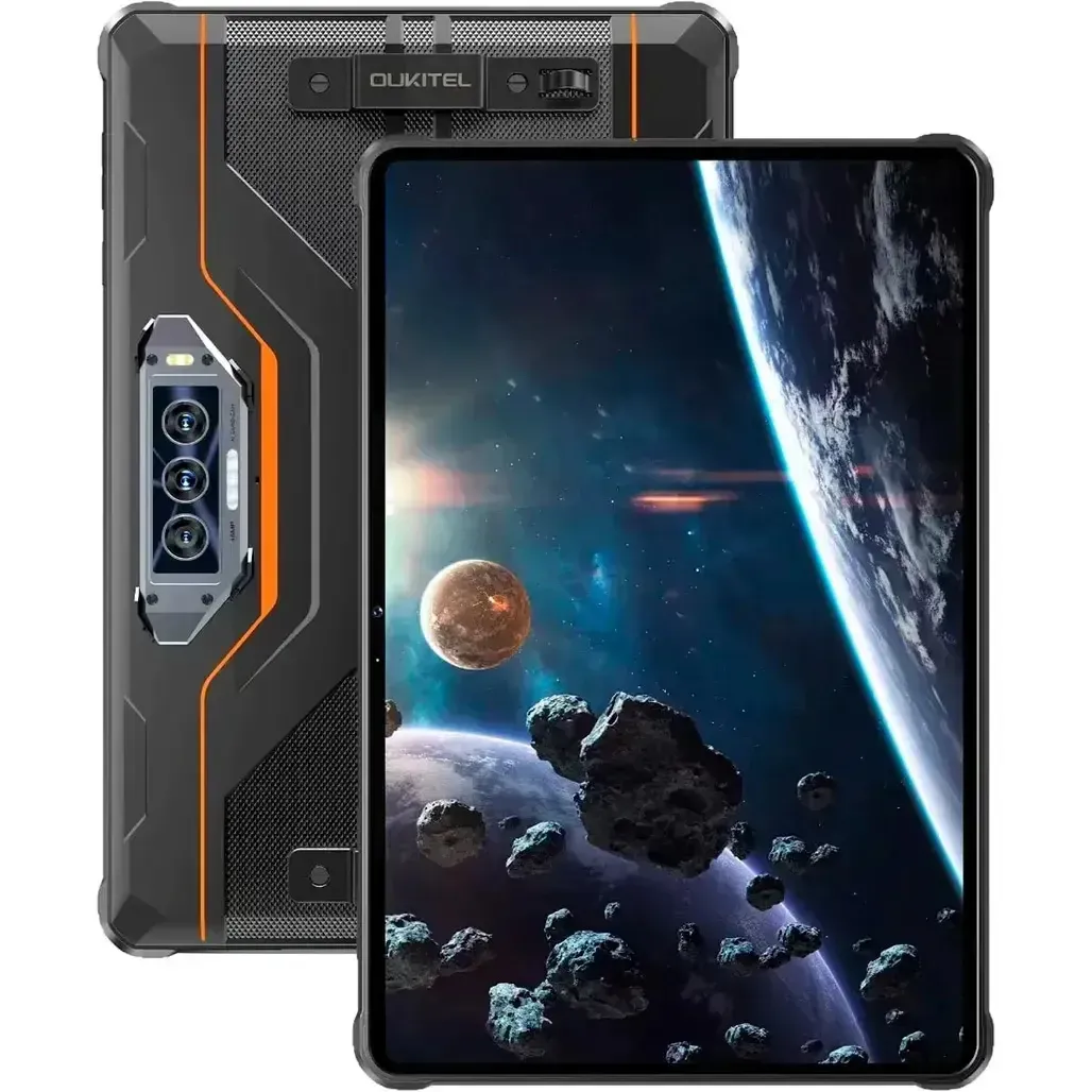 OUKITEL Pad RT8 6/256Gb (with holder) Orange Europe Система: Android 13 / Діагональ