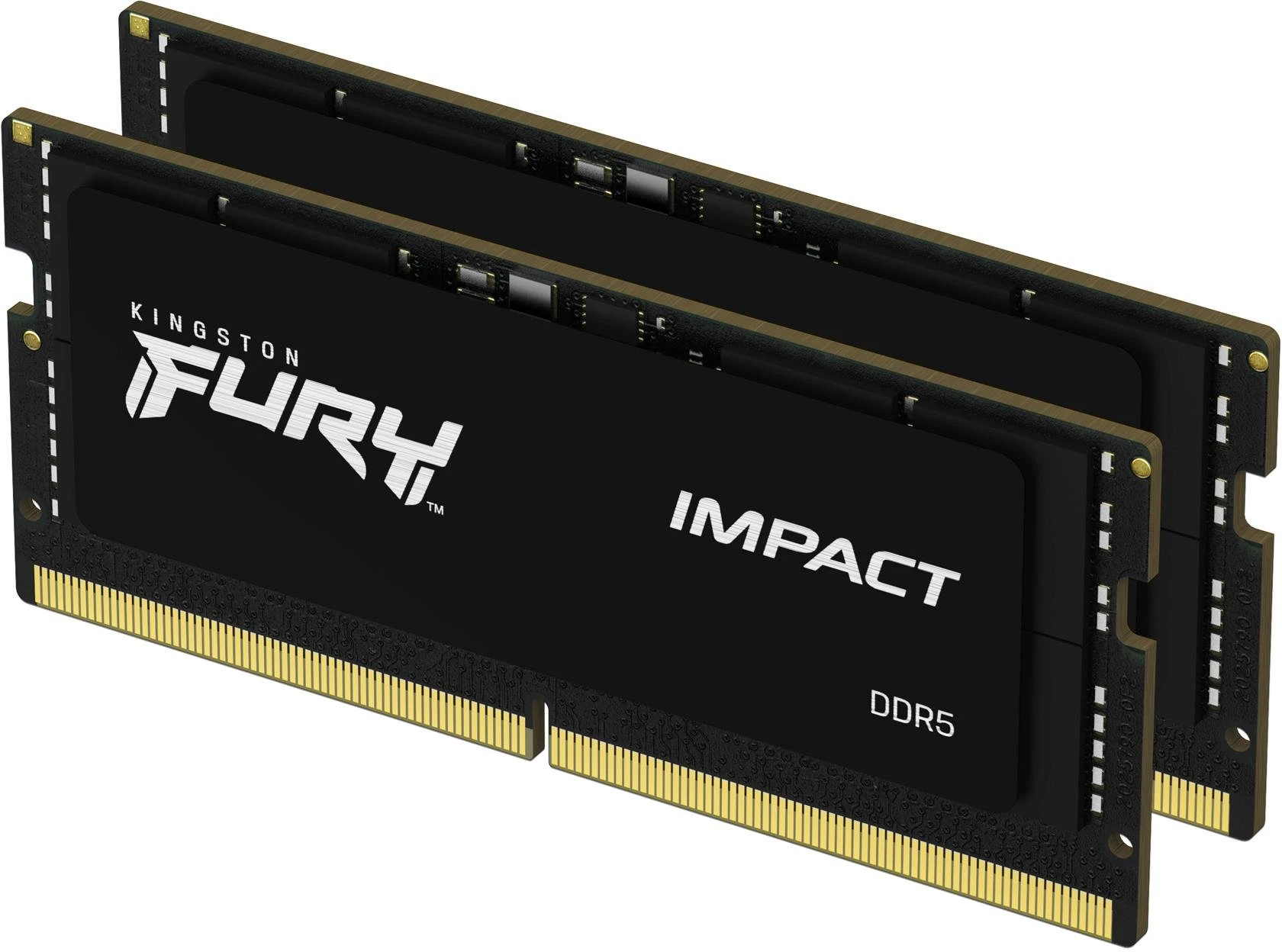 Kingston FURY 16GB (2x8GB) 4800MHz CL38 Impact (KF548S38IBK2-16) EU Серія: Impact; Тип пам'яті: DDR5 SODIMM;