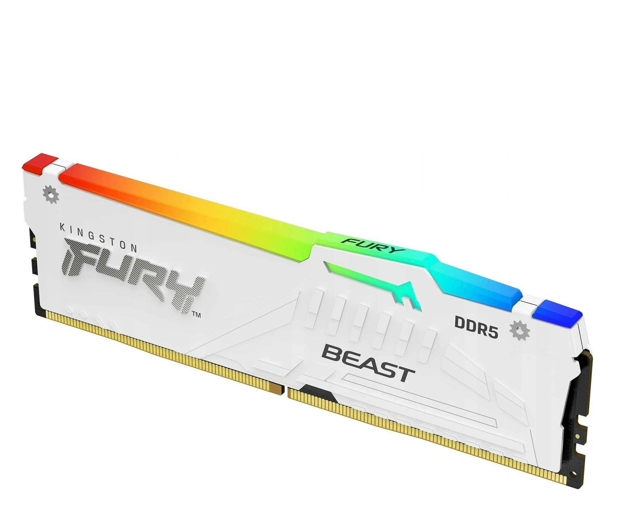 Kingston FURY 32GB (2x16GB) 6000 CL36 Beast RGB Biały (KF560C36BWE2AK2-32) EU
