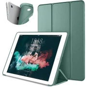 Чохол для планшета BeCover Tri Fold Soft TPU Silicone Apple iPad 9.7 2017/2018 A1822/A1823/A1893/A1954 Темно-зелений (711129) (UA)