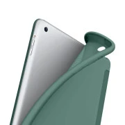 Чохол для планшета BeCover Tri Fold Soft TPU Silicone Apple iPad 9.7 2017/2018 A1822/A1823/A1893/A1954 Темно-зелений (711129) (UA)