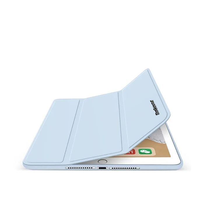Чехол для планшета BeCover Tri Fold Soft TPU Silicone Apple iPad 9.7 2017/2018 A1822/A1823/A1893/A1954 Light Blue (708512) (UA)
