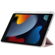Чохол для планшета BeCover Ultra Slim Origami Transparent Apple Pencil Apple iPad 10.2 2019/2020/2021 Рожевий (711100) (UA)