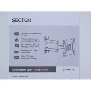 Кронштейн Sector TV3 White (UA)