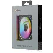 Кулер для корпуса OCYPUS GAMMA F12 UNI ARGB чорний (GAMMA-F12-BK1AM00U-GL) (UA)
