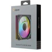 Кулер для корпуса OCYPUS GAMMA F12 UNI ARGB чорний (GAMMA-F12-BK1AM01U-GL) (UA)
