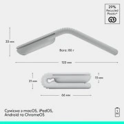 Logitech Mobi Fold Bluetooth Off-White (910-007631) (UA)