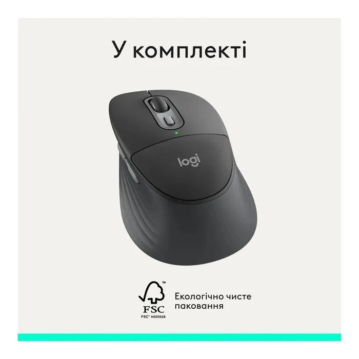 Logitech Signature Comfort Plus M850L Wireless/USB-C Graphite (910-007715) (UA)