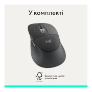 Logitech Signature Comfort Plus M850L Wireless/USB-C Graphite (910-007715) (UA)