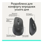 Logitech Signature Comfort Plus M850L Wireless/USB-C Graphite (910-007715) (UA)
