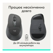 Logitech Signature Comfort Plus M850L Wireless/USB-C Graphite (910-007715) (UA)