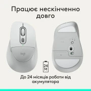 Logitech Signature Comfort Plus M850L Wireless/USB-C Off-White (910-007716) (UA)