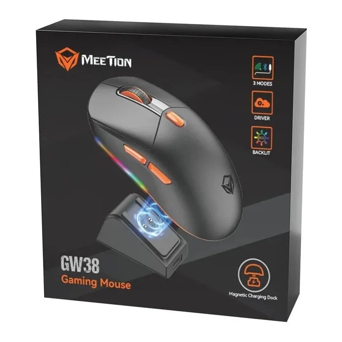 Meetion GW38 Wireless/Bluetooth/USB Black (MT-GW38-A) (UA) Тип: Ігрові; Призначення: для
