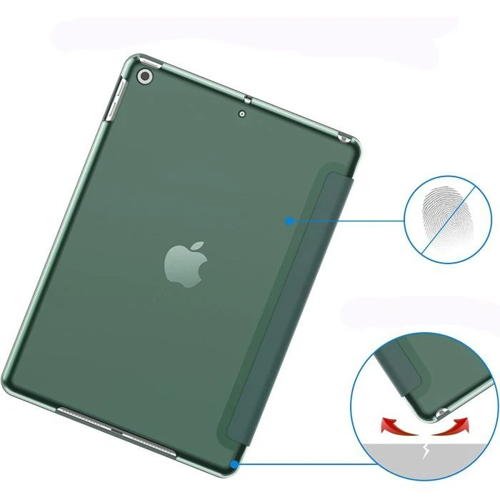 Чохол для планшета BeCover Tri Fold Hard Apple iPad 10.2 2019/2020/2021 Dark Green (709656) (709656) (UA)