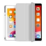 Чохол для планшета BeCover Tri Fold Soft TPU mount Apple Pencil Apple iPad 10.2 2019/2020/2021 Сірий (706744) (UA)