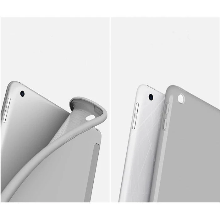 Чохол для планшета BeCover Tri Fold Soft TPU Silicone Apple iPad 10.2 2019/2020/2021 Сірий (706885) (UA)