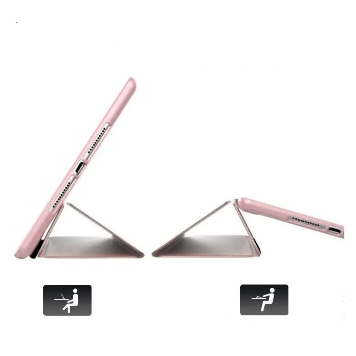 Чохол для планшета BeCover Tri Fold Soft TPU Silicone Apple iPad 10.2 2019/2020/2021 Рожевий (708516) (UA)
