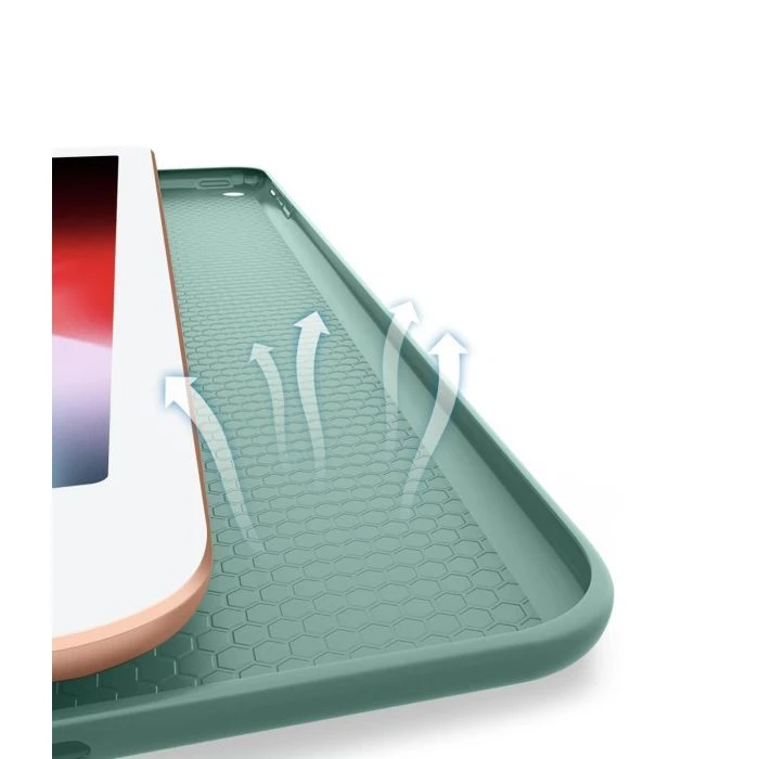 Чохол для планшета BeCover Tri Fold Soft TPU Silicone Apple iPad 9.7 2017/2018 A1822/A1823/A1893/A1954 Темно-зелений (711129) (UA)