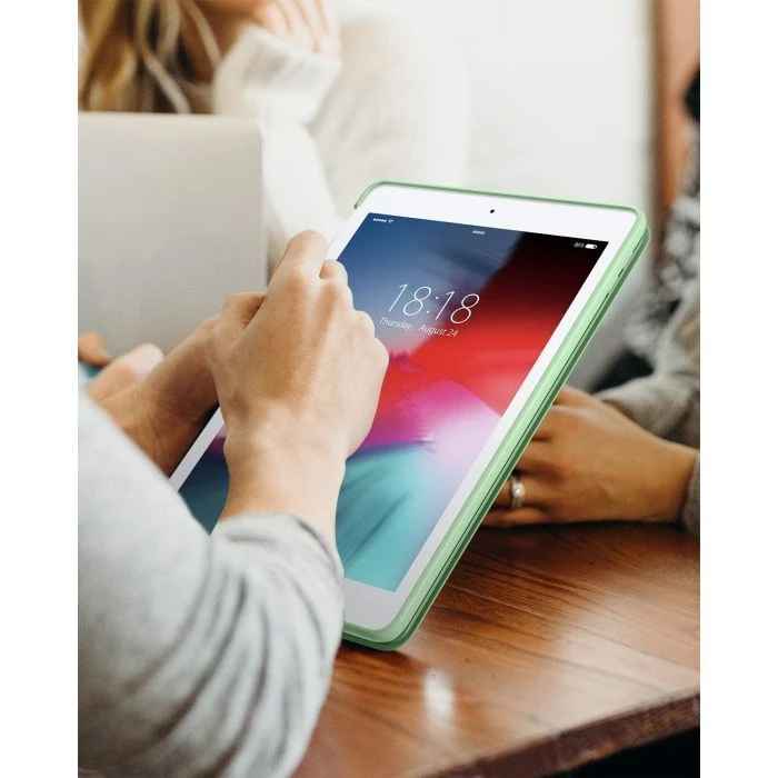 Чохол для планшета BeCover Tri Fold Soft TPU Silicone Apple iPad 9.7 2017/2018 A1822/A1823/A1893/A1954 Зелений (706878) (UA)