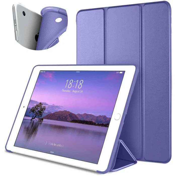 Чохол для планшета BeCover Tri Fold Soft TPU Silicone Apple iPad 9.7 2017/2018 A1822/A1823/A1893/A1954 Фіолетовий (706880) (UA)