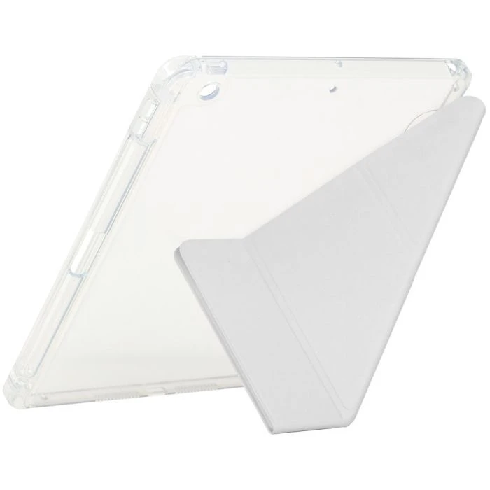Чехол для планшета BeCover Ultra Slim Origami Transparent Apple Pencil Apple iPad 10.2 2019/2020/2021 Gray (711099) (UA)