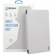 Чехол для планшета BeCover Ultra Slim Origami Transparent Apple Pencil Apple iPad 10.2 2019/2020/2021 Gray (711099) (UA)