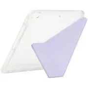 Чехол для планшета BeCover Ultra Slim Origami Transparent Apple Pencil Apple iPad 10.2 2019/2020/2021 Purple (711101) (UA)