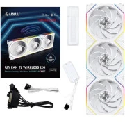 Кулер для корпусу Lian Li Uni Fan TL WIRELESS Reverse, 120-3, Wh (G99.12RTL1W3W.00) (UA)