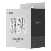 Кулер для корпуса OCYPUS DELTA F12 3 IN 1 б (DELTA-F12-WH3NM00X-GL) (UA)