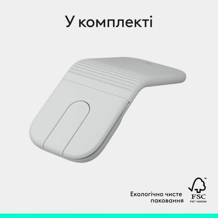 Logitech Mobi Fold Bluetooth Off-White (910-007631) (UA) Тип: Оригинальный дизайн;