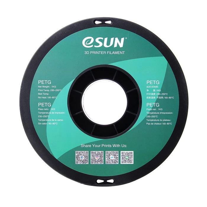 Пластик для 3D-принтера eSUN PETG 1,75mm 1kg SOLID GREEN (PETG-P175SG1) (UA)