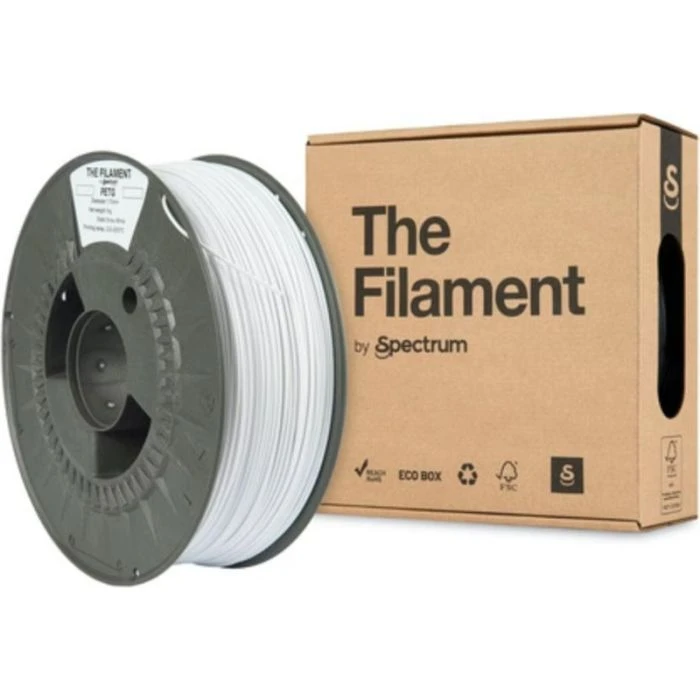 Пластик для 3D-принтера The Filament PETG 1.75mm SNOW WHITE 1kg (TF-24016) (UA)