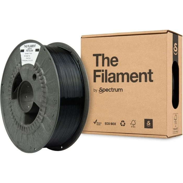 Пластик для 3D-принтера The Filament PETG Lite 1.75mm 1kg BLACK (TF-24245) (UA)