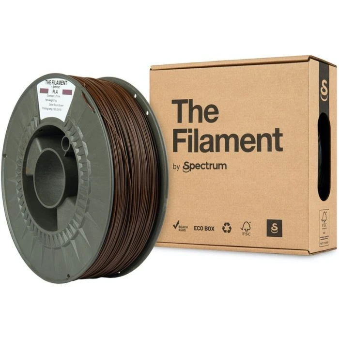 Пластик для 3D-принтера The Filament PLA 1.75mm 1kg BISON BROWN (TF-24010) (UA)