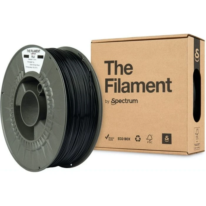Пластик для 3D-принтера The Filament PLA 1.75mm 1kg MIDNIGHT BLACK (TF-24000) (UA)