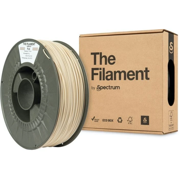 Пластик для 3D-принтера The Filament PLA 1.75mm 1kg WOOD ASH (TF-24009) (UA)