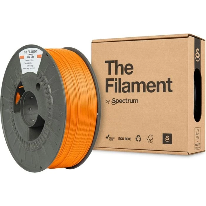 Пластик для 3D-принтера The Filament PLA Lite 1.75mm ORANGE 1kg (TF-24232) (UA)
