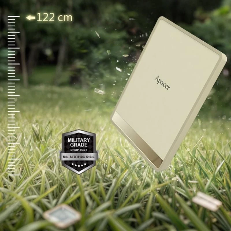 Apacer AS724 1 TB Cream (AP1TBAS724C-1) (UA) Бренд: Apacer; Лінійка: AS724; Об'єм, ГБ: