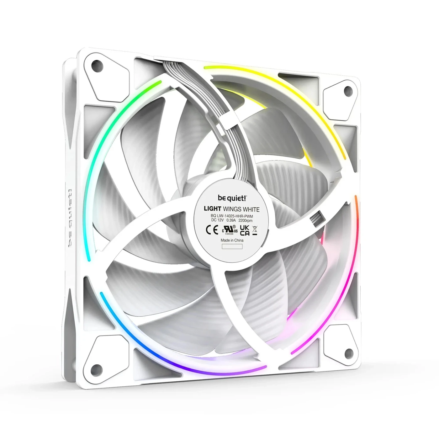 Вентилятор be quiet! Light Wings 140mm PWM High-Speed 3-Pack White (BL103) (UA)