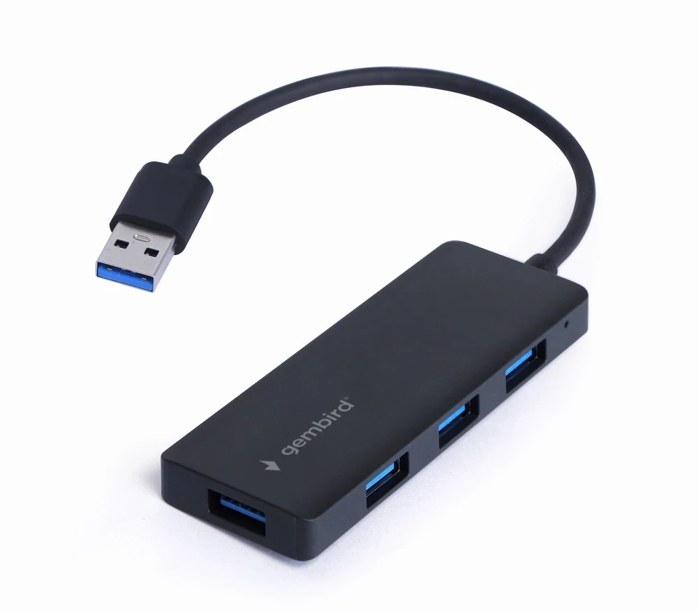 Gembird 4 ports Black (UHB-U3P4-03) (UA)