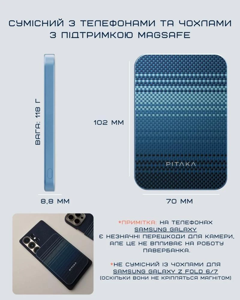 Pitaka Aramid 5000 mAh Moonrise (PBQ2403)