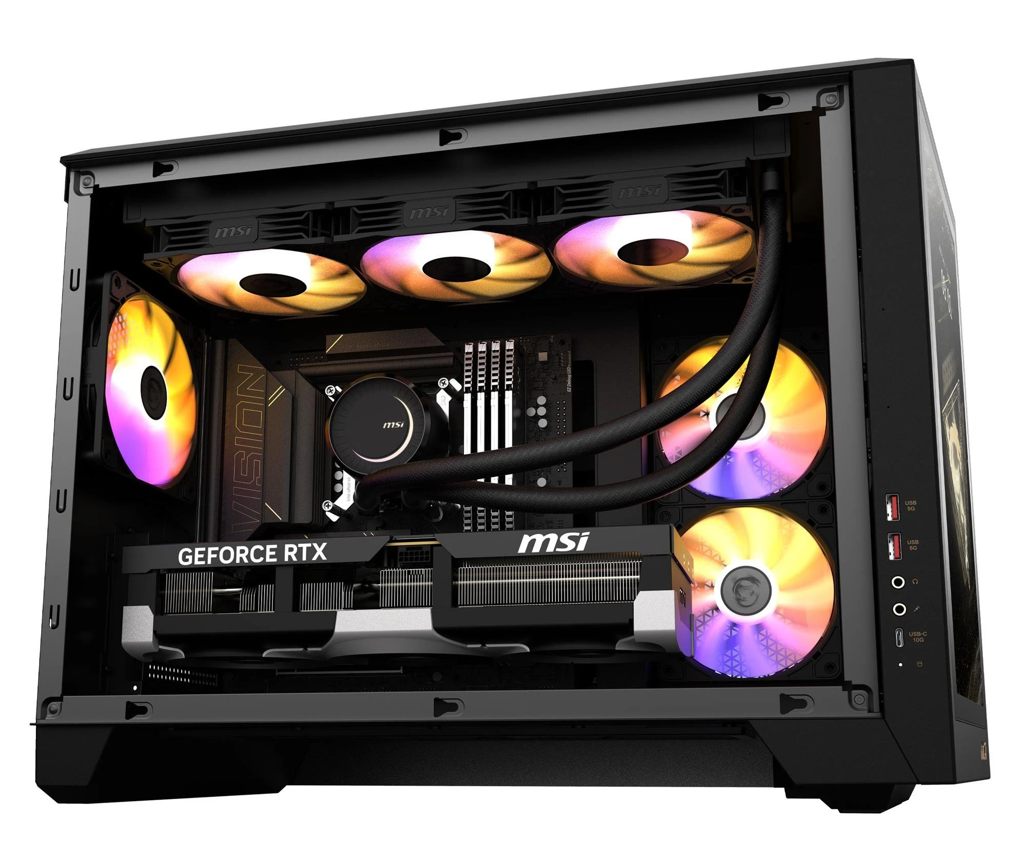 MSI MEG Vision X AI Ultra 7-265K/64GB/2TB/Win11 RTX5070Ti (MEG Vision X AI 2NVR7-290EU) EU Процесор: Intel Core Ultra 7 265K (20 ядер, 20