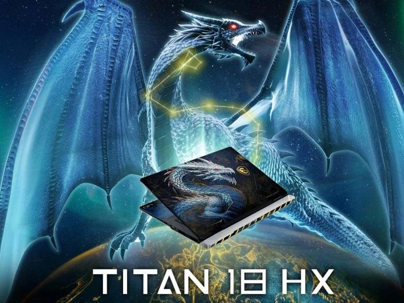 MSI Titan 18 HX Ultra 9-290HX Plus/96GB/2TB+2TB/Win11P RTX5090 (Titan 18 HX Dragon Edition Draco Epic A2WJ-12) Процессор: Intel® Core™ Ultra 9 290HX Plus (24