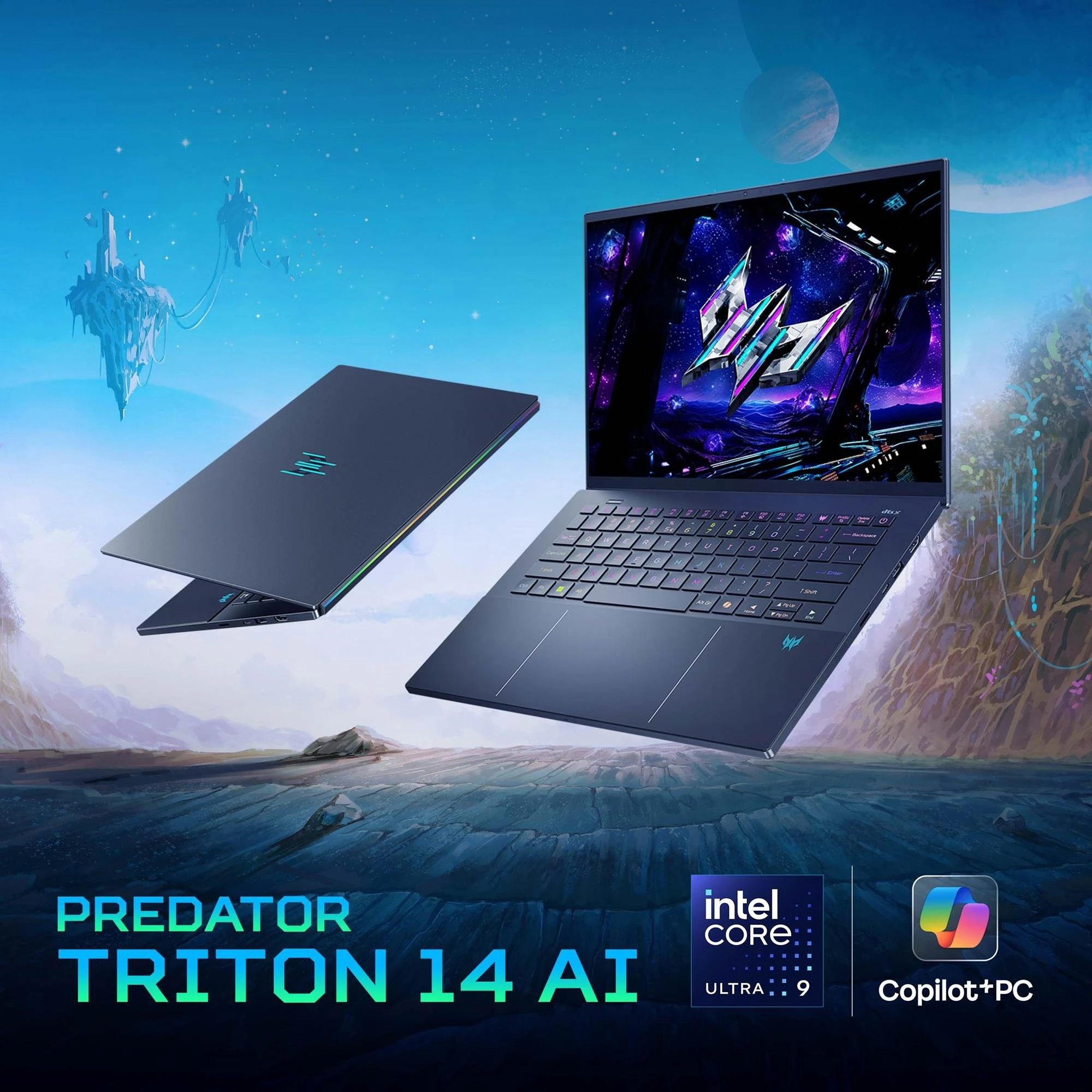 Acer Predator Triton U9-288V/32GB/2TB/Win11P RTX5070 OLED Dotyk (PT14-52T || NH.U0GEP.001)