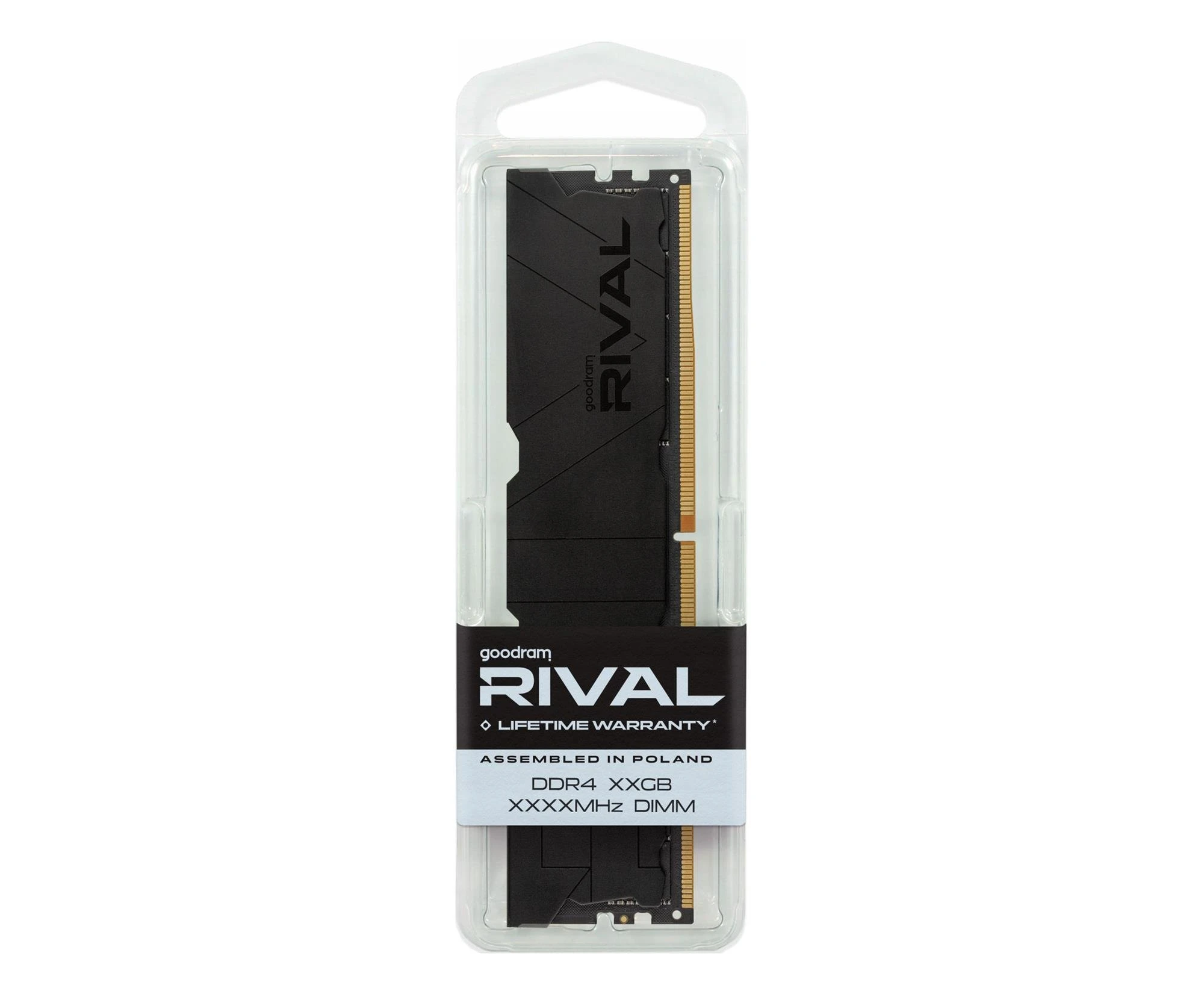 GOODRAM 16GB(2x8GB) 3600 CL18 Rival Deep Black (GGDKD4-36VL18S/16GDC) EU
